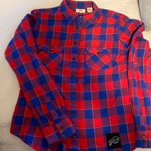 Levi buffalo bills NFL authentic flannel